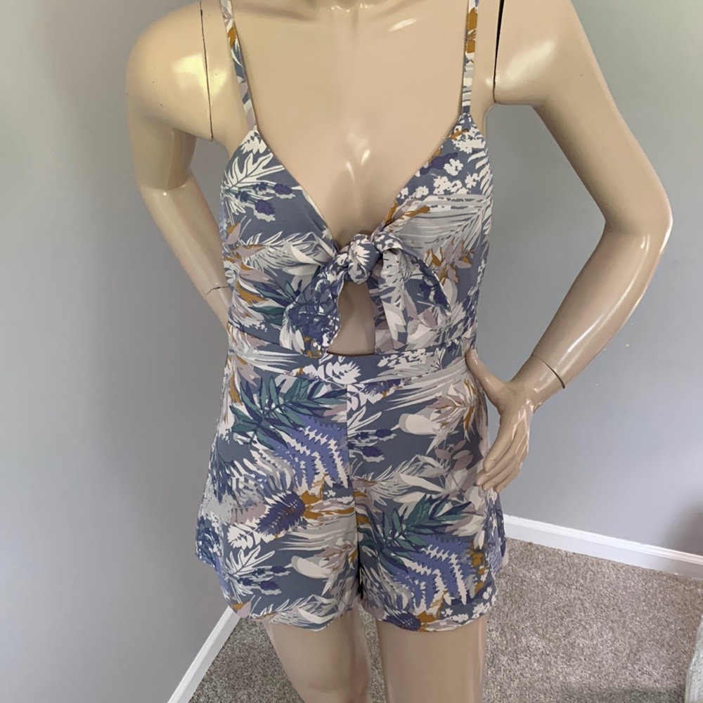 Honey Belle tropical floral romper